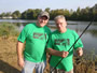 (from left) Competitors Val Grimley and Ed Wagner, sponsored by World Classic Baits.