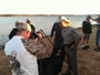 Marshal Derek Spitzer was on hand to verify Damian's record-breaking smallmouth buffalo. Lake Fork, TX