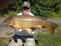 Jason Bernhardt with a 17.6 lb common from Session 1.
