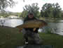 Jason Bernhardt with a 17.8 lb common caught during Session 2 of the Fall '12 season of the Wild Carp Club of Central NY.