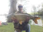 Jamie Godkin with an 18.4 lb common from Session 2 of the Fall '12 season of the Wild carp Club of Central NY.