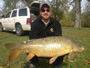 -Rick Greenier with a 19.6 lb common caught during Session 5 in Liverpool, NY