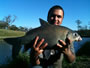 Loren Hernandez with a 10 lb smallmouth buffalo caught during session 2 of the WIld Carp Club of Houston, TX