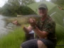 Nick James caught the day's only ther fish, a 6 lb, 6 oz grass carp, during Session 1 of the Wild Carp Club of Houston.