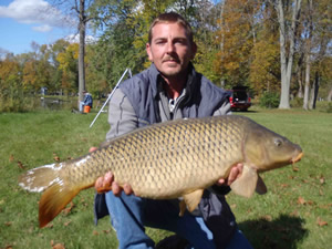 Chris West took 2nd Place for Session 5 of Wild Carp Club with this 22 lb, 8 oz Common