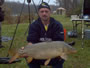 Rick Greenier (peg 9) with a 21.7 lb common from day 2 of the '12 Wild Carp Fall Qualifier.