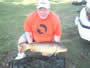 Fred Pickard with the hour 1 winning fish, a 23.14 lb common.