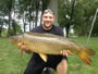 Gary Calley with a 21.9 lb common caught during hour 5.