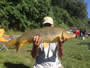 Bill Marklewith a 16.7 lb common caught during hour 8 of the CNY Shootout.