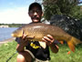 Pat Anderson with a 11 lb, 9 oz common caught during the August 13 Shootout in Fulton, NY
