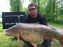 Chris Jackson with a 23.10 lb common from the Big 4 Challenge.