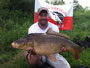 Henry's Burza with a 30.1 lb common--winning fish of hour 8.